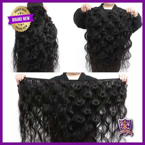 15A Grade Raw Human Hair Extensions 18-24 Inch Body Wave Virgin Hair